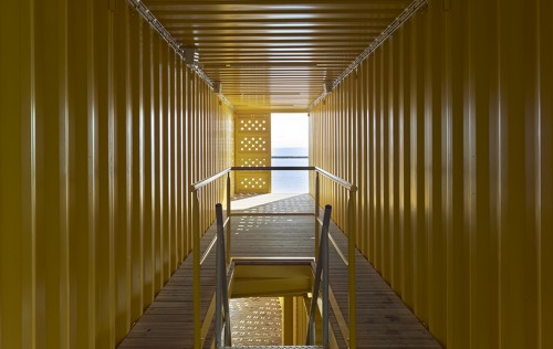 Помещения за спорт от морски контейнери